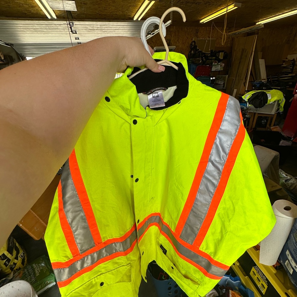 Helly Hansen Neon Yellow Safety Jacket